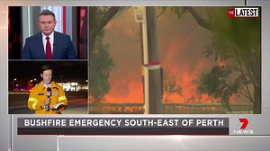 Homes in the southern Perth suburb of Forrestdale are under threat from a raging bushfire. www.7plus.com.au/news #TheLatest #7News | 7NEWS Sydney