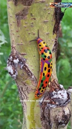 The Chromeleon Slug | Nature’s Invisible Color Shifter 🌈🐌" amazing animals 2025 | Wildlife shorts