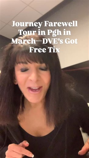 Journey just announced their farewell tour which hits Pittsburgh with DVE March 2 at PPG Paints Arena! Listen for ticket info, and your chance to win free tix on my show all next week! #IHeartRadio | 102.5 WDVE