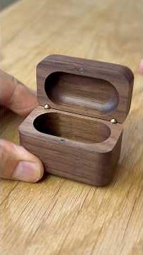 How to Make a Tiny Wooden Box #shorts #woodworking #diy