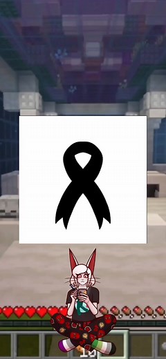 Honoring Technoblade with Cancer Ribbon Support Art | Free Download