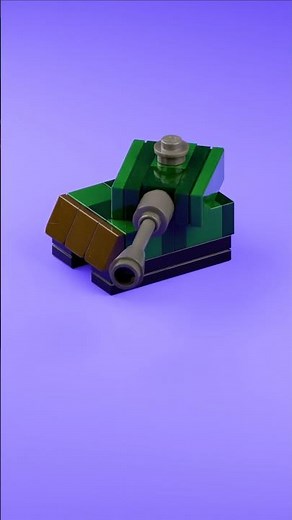 LEGO Mobile Artillery 🚛 Mini Bricks Military Build