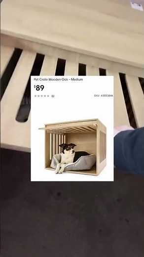 Pet Crate in Wooden Oak | Kmart Australia #Shorts