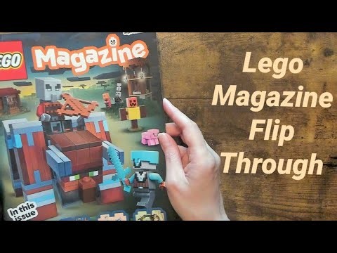 ASMR Lego Magazine Flip Through (Whisper)