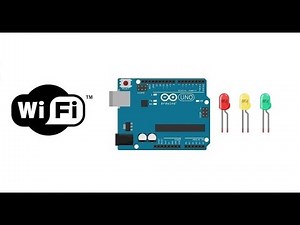Allumer trois LEDs connectées à l'Arduino UNO via WIFI