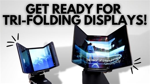 Samsung Flex Tri-Folding Displays - Triple Fold Is Coming!
