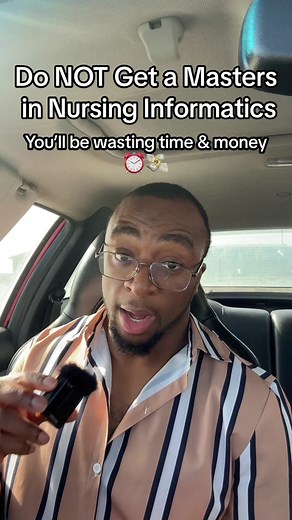 The truth is that most nurses who get a masters in nursing and informatics struggle to find jobs for years after they graduate. If you wanna know how to transition to informatics without wasting your time and money comment “how do I start” below and let’s have a conversation about it! #Nursing #nursinginformatics #nursesoftiktok #nurselife #bedsidenursing