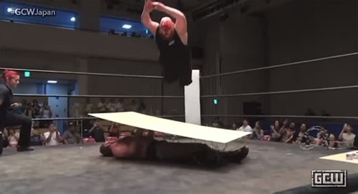 @unfnbelievablex on Instagram: "Matt Tremont Splashes EFFY. - GCW Japan 7/30/2025 #Deathmatch #deathmatchwrestling #ultraviolent #unfnbelievable #prowrestling"