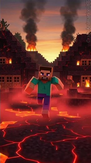 “Welcome to the Nether Village 😈🔥 (Minecraft Horror Short)”