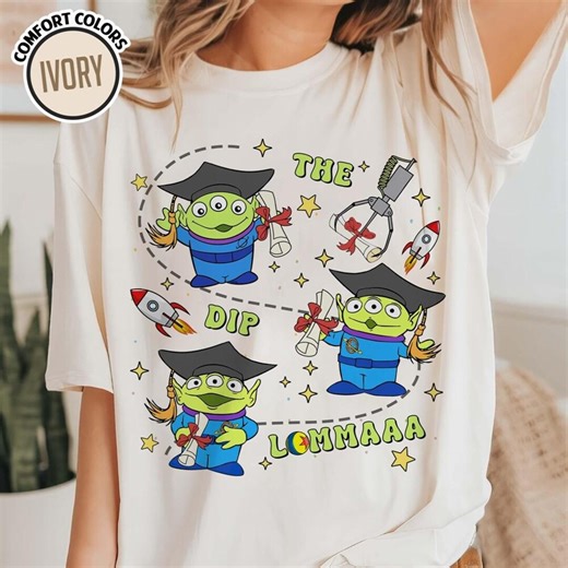 Toy Story Aliens Graduated Shirt, Disneyland Graduation Class Shirt, Pixar Alien Senior, Toy Story Diploma Graduated Tee, Aliens Grad Trip - Etsy