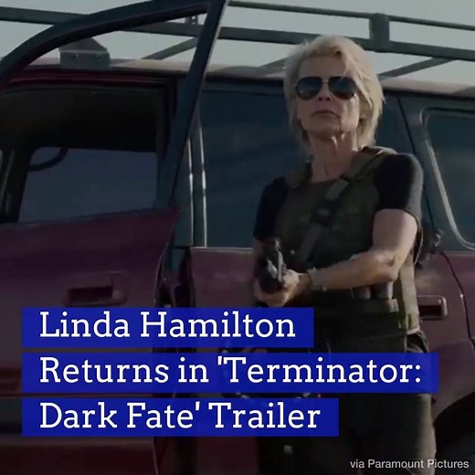 22K views · 344 reactions | Linda Hamilton makes her long-awaited return as Sarah Conner in “Terminator: Dark Fate” trailer.  | Extra | Facebook