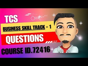 TCS WINGS, business skill track 1 ID 72416 all correct answers