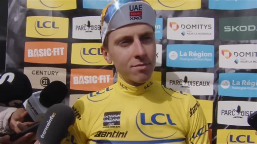 Critérium du Dauphiné: Tadej Pogačar (UAE Team Emirates) interview after stage 8 | Category Cafe