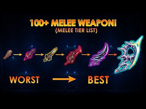 100+ Modded Melee Weapons Ranked! ALL Melee Weapon in Calamity Mode