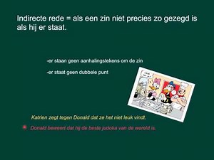 De directe en indirecte rede