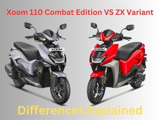 Hero Xoom 110 Combat Edition VS Hero Xoom 110 ZX: Differences Explained, Check Price, Features And Other Details  - ZigWheels
