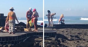 Squats by the beach: Influencer accused of insensitivity for exercising near religious ceremony in Bali | Coconuts