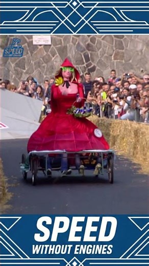 Little Red Riding Hood Existed in Red Bull Soapbox Race #soapbox #shorts