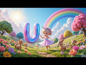 U is for Unicorn | ABC Animal Song for Kids | Learn the Alphabet with Unicorn Fun and Magic