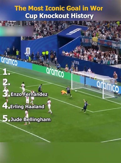 The Most Iconic Goal in World Cup Knockout History
