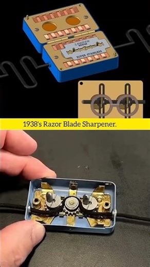 Razor sharpening mechanism #technology #design #machine #mechanic #mechanical #engineering