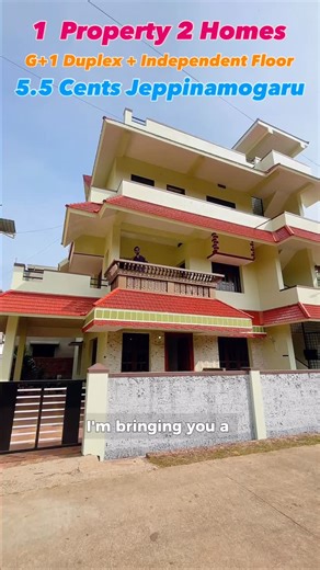 Gaurav Salian on Instagram: "Property Description A beautifully designed G+1 duplex with an independent 2nd-floor home, located in Jeppinamogaru, behind Salians Rice Mill. The 2nd floor features an east-facing main door, a spacious living and dining area, a master bedroom, common washroom, a large kitchen with store room, and a big balcony with provision to convert into an additional bedroom. Stairs near the main door lead to a very spacious open terrace. The property offers 4 bedrooms with atta