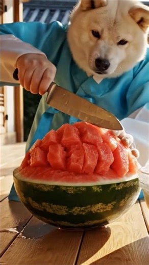 [ASMR]Traditional Korean Summer Han- Bok JinDo Back-gu Relaxing Watermelon ASMR