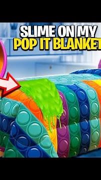 Trying to Get Putty Out of My Blanket and Pop It! | Mrs. Bench