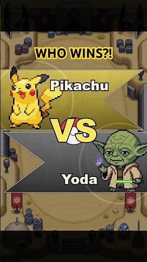 Pikachu vs Yoda — Can THUNDER Defeat the FORCE? #starwars