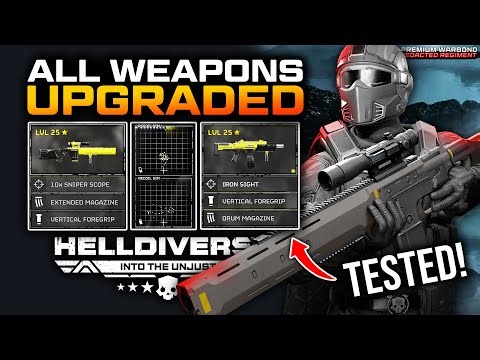 Helldivers 2 - I Tested Both New Primaries at Level 25! (Redacted Regiment)
