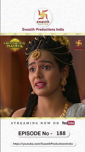 Streaming Now | चंद्रगुप्त मौर्य | Chandragupta Maurya Ep - 188 | Swastik Productions India #Shorts