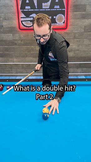 140K views · 1.2K reactions | What is a Double Hit? Part 2  #apapool #8BallPool #pooolplayer #poolrules | American Poolplayers Association - APA | Facebook