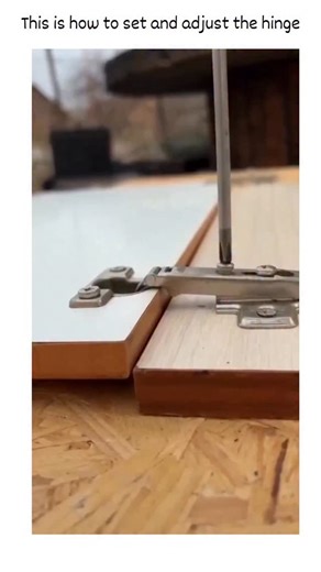 universal mems on Instagram: "The post features a short video tutorial on adjusting concealed cabinet hinges using three screws to control vertical, horizontal, and depth alignment, demonstrating a common Euro-style mechanism for DIY door fixes. , an account focused on STEM education, it has rapidly gained 2025, reflecting widespread interest in accessible home maintenance tips. User replies highlight practical value, with many expressing relief at learning the technique to avoid costly call-out