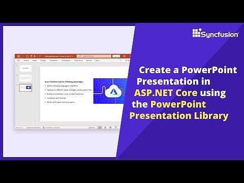 How to Create a PowerPoint Presentation in ASP.NET Core | .NET PowerPoint Library