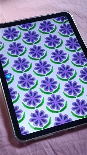 Easy flower repeat tutorial for beginners.Start creating seamless patterns step by step #drawing
