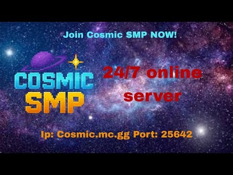 Play Cosmic smp with me! | #cosmic #minecraft #smp #server