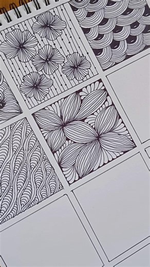 Easy Zendoodle pattern for beginners.