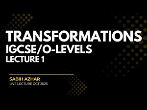 Transformations – Translations & Reflections | IGCSE 0580 & O Level 4024 Mathematics
