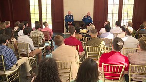 4.2K views · 25 reactions | Astronaut Mark Kelly speaking earlier today about how his perspective of our planet changed both literally and figuratively once he went to space for the first time. | 5NEWS | Facebook