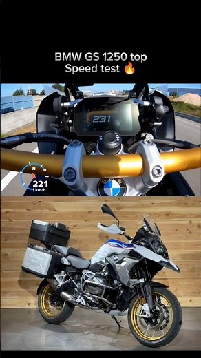 BMW GS 1250 top speed test 😱🔥 brutal acceleration top speed #bmwmmotorsport #bmw #bmwbeast #topspeed