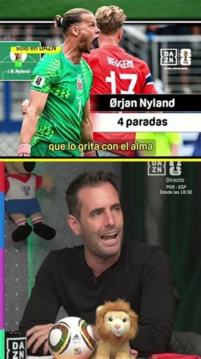 Ørjan Nyland, Norway's standout... HE WAS A WALL: He stopped EVERY shot on goal from Brazil.