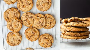 29 reactions | This easy Butterscotch Toffee Cookies recipe may be the best flavor of cookies you’ve ever tasted. They are simple enough to whip up anytime you’re in the mood for a wonderful treat. ↪️ RECIPE: https://www.bakedbyanintrovert.com/butterscotch-toffee-cookies/ | Baked by an Introvert | Facebook