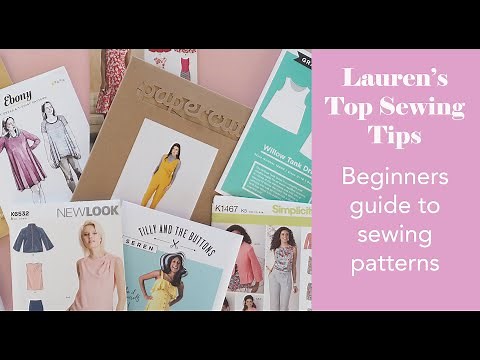Beginners Guide to Dressmaking Patterns - Lauren's Top Sewing Tips - Part 8