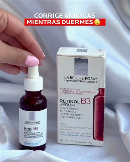 Dile adiós a las arrugas y hola a una piel radiante con el serum Retinol B3 de La Roche-Posay. ¡Suave incluso para pieles sensibles! ✨ | La Roche-Posay