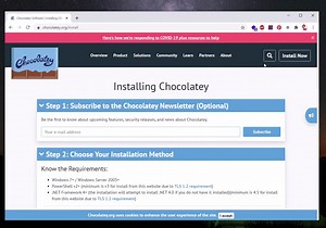 巧克力【Chocoatey】如何在windows7/8/10上安装