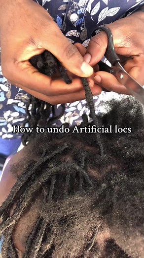 Undoing Artificial Locs: Easy Steps for Natural Hair