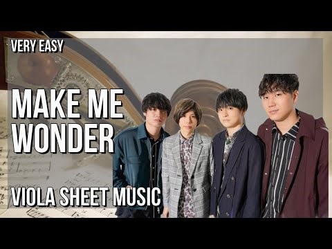 SUPER EASY Viola Sheet Music: How to play Make Me Wonder (The Darwin Incident)
