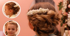 Coiffure enfant mariage : notre tuto pour coiffer vous-même votre fille !