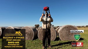 Video: Bullmax 4 Stroke Post Driver powered by Honda