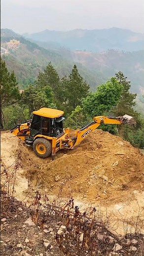 Backhoe in Action, Building Mountain Road #foryoupageシ #trendingreels #Eagles #excavator #hyundai